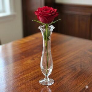 Vintage Crystal Bud Vase